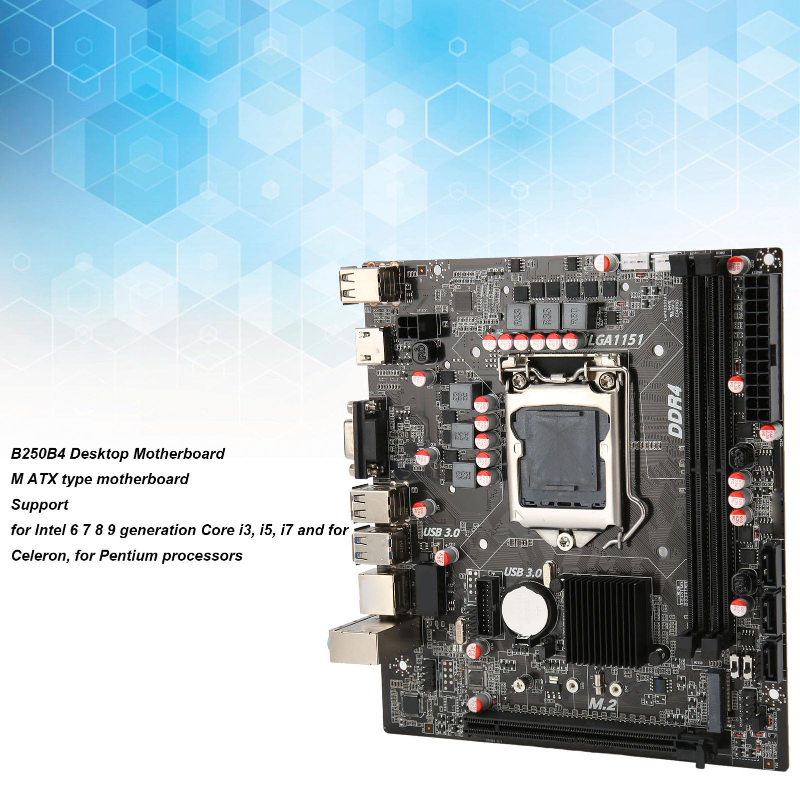 Amazon | B250B4 M ATX マザーボード デュアルチャンネル DDR4メモリ